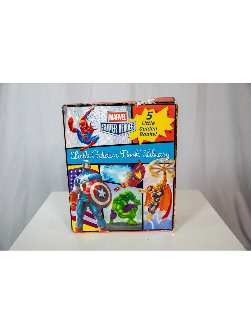 Marvel Little Golden Book Library Marvel Super Heroes Set of 5 Hardback 2013